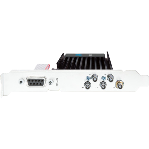 A white industrial electronic module with a black heatsink, a DB-25 connector, and several screw terminals on a plain white background.