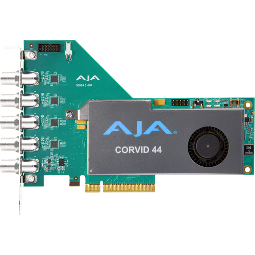 AJA Corvid 44 Flexible Multi-Format I/O with Full-Size BNC