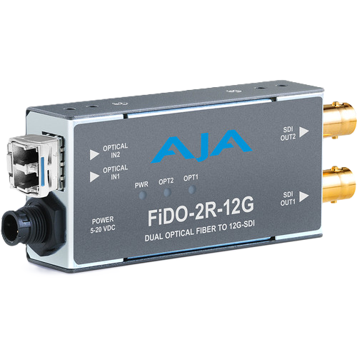 AJA FiDO-2R-12G 2-Channel 12G-SDI Fiber Receiver
