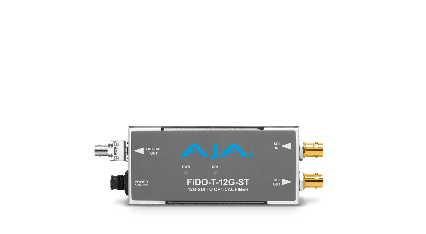 AJA 1-Channel 12G-SDI to Single Mode LC Fiber Transmitter