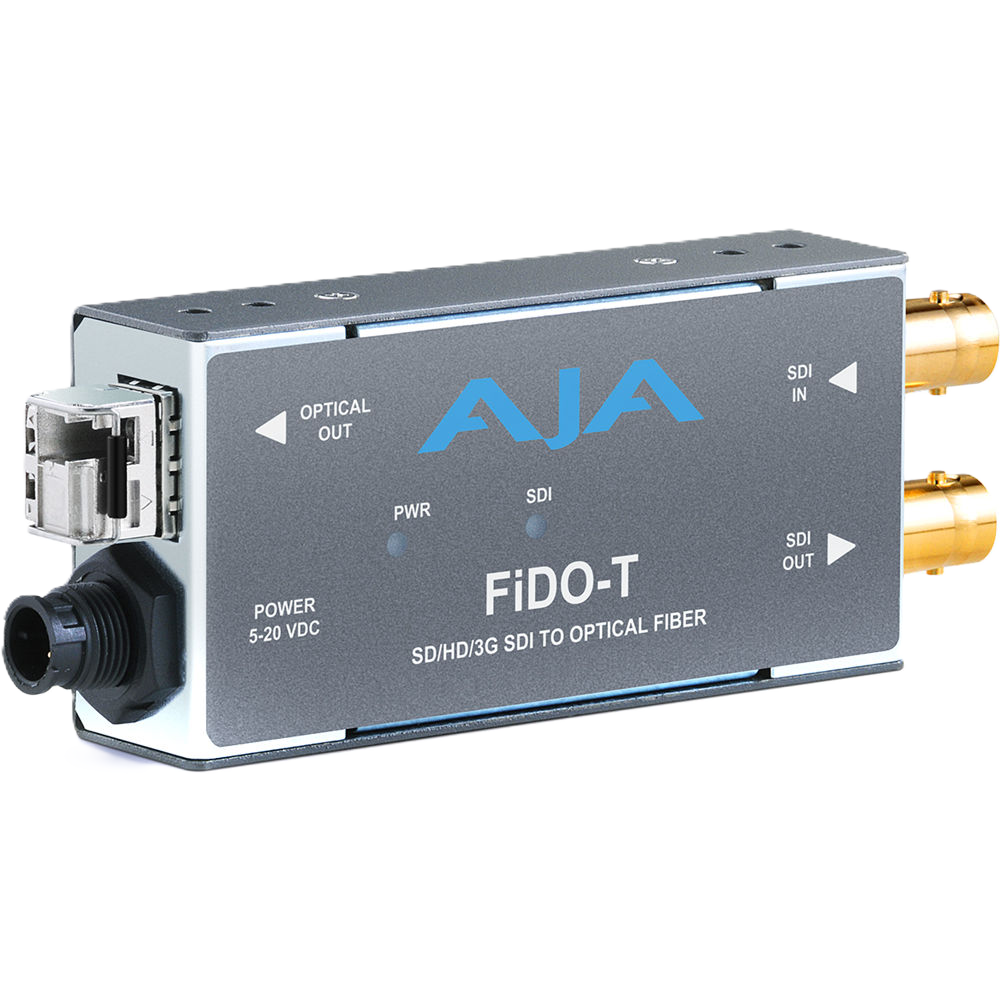 AJA FiDO-T-MM 3G-SDI to Multi-Mode Fiber Transmitter