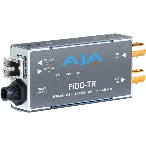 AJA FiDO-TR-MM 3G-SDI Multi-Mode LC Fiber Transceiver