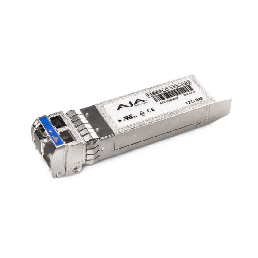 AJA 1-Channel 12G-SDI Single Mode LC Fiber Transmitter