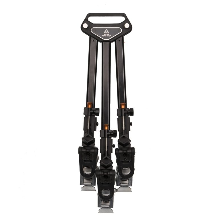 Ikan Aluminum Tripod, Dolly, Geared Center Column, & Quick Release Plate for PTZ Cameras