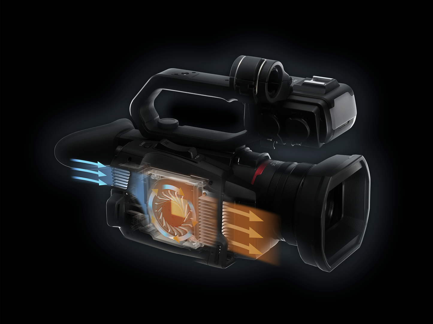 Panasonic X2100 4K Pro Camcorder with 24X Optical Zoom, Livestream, and LED Video Light