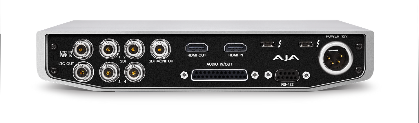 AJA Io 4K Plus Professional Video and Audio I/O over Thunderbolt 3™ with 12G-SDI and HDMI 2.0