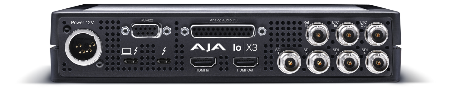 AJA IOX3 Rear