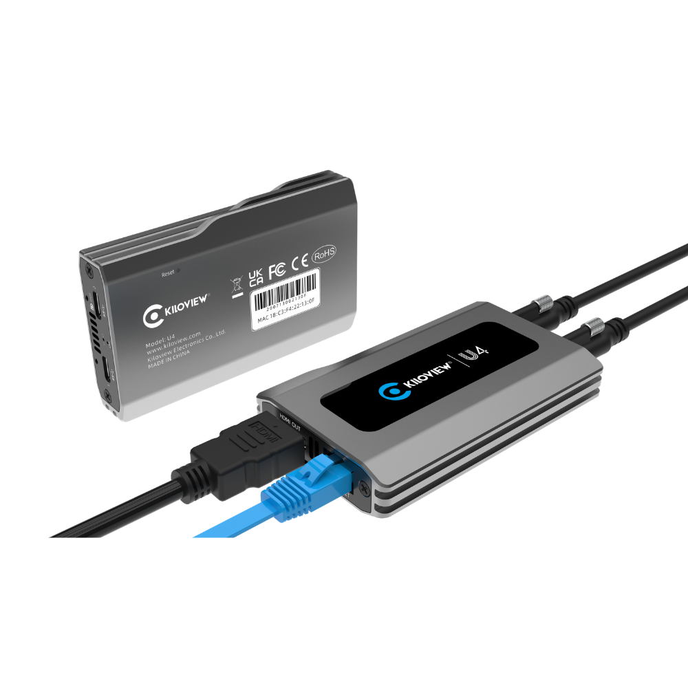 Kiloview U4 IP Video Dock Front and Back
