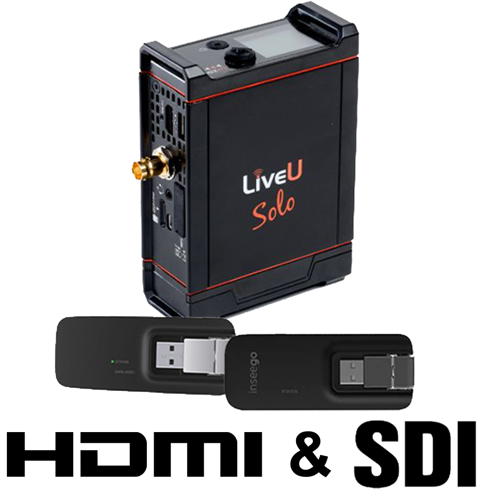 LiveU Solo HDMI + SDI With Solo Connect 2 Modem Bundle