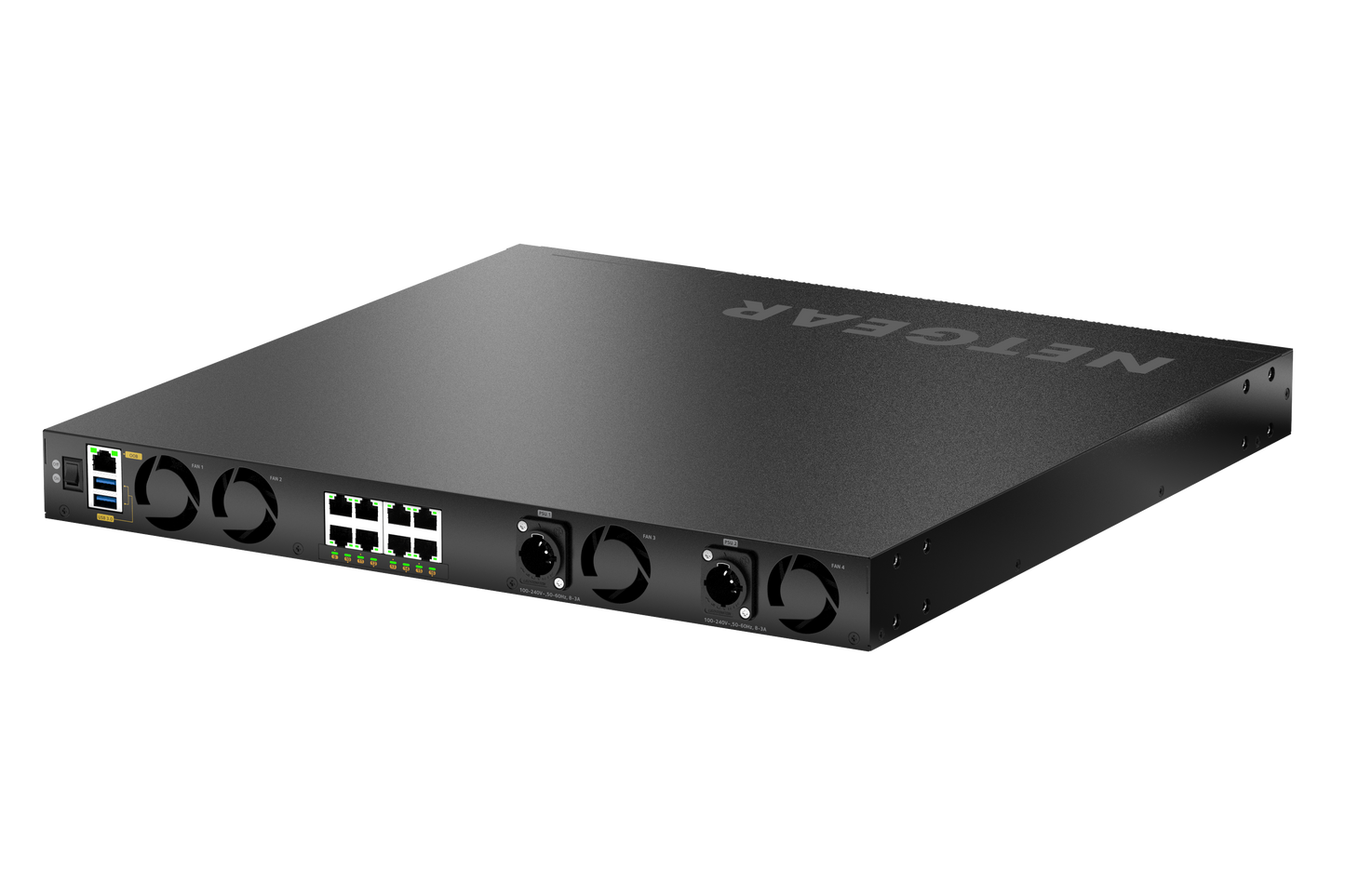 NETGEAR MSM4320 16x 2.5G PoE++ (530W base, up to 1,130W) incl. 8x Neutrik etherCON and 4xSFP28 25G Managed Switch
