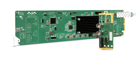 AJA 2G-SDI to HDMI 2.0 Conversion, with LC Fiber Receiver