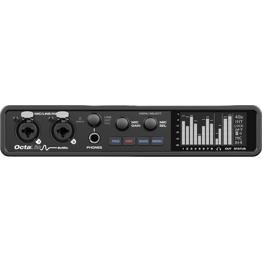 MOTU OctaLite 16x12 USB Audio Interface and Optical Expander