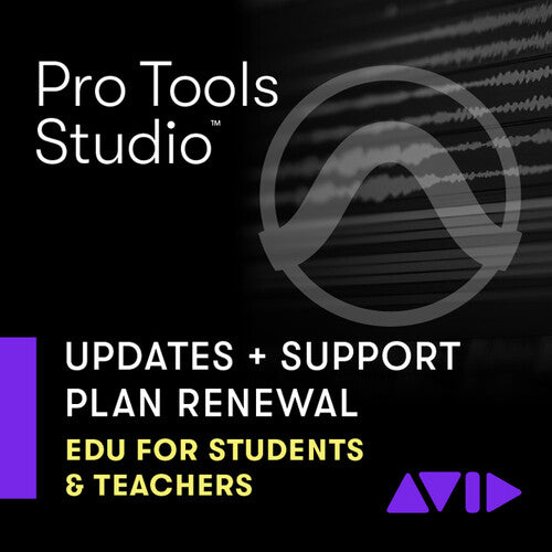 Avid Pro Tools Studio Perpetual Annual Updates + Support for EDU Students & Teachers
