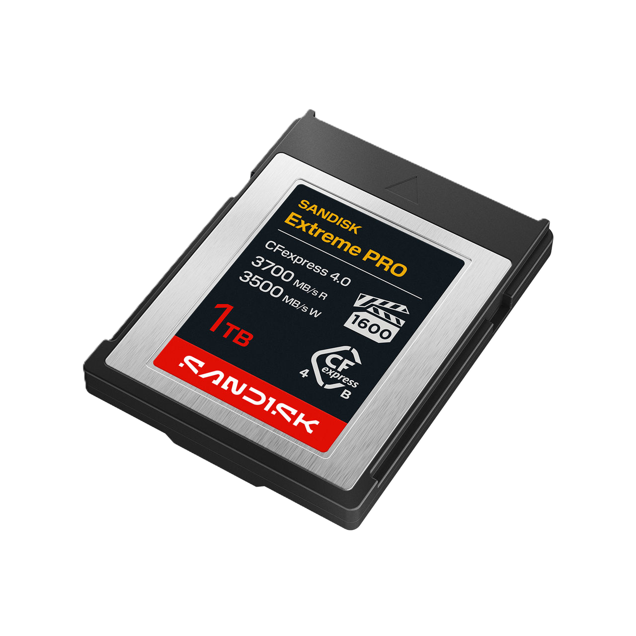 SANDISK Extreme PRO CFexpress 4.0 Type B Card 1TB Angle