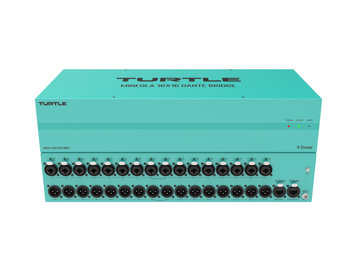 Turtle AV Mineola 16x16 Dante Audio Bridge
