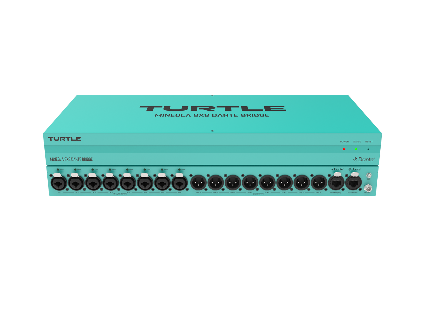 Turtle Mineola 8x8 Dante Audio Bridge