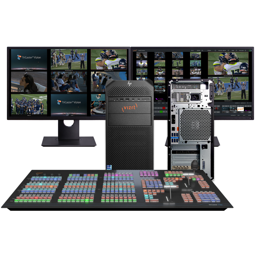 Vizrt TriCaster Vizion Tower 16 & Flex Dual Bundle Promo