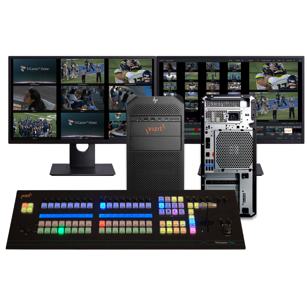 Vizrt TriCaster Vizion Tower 16 & Flex Bundle Promo