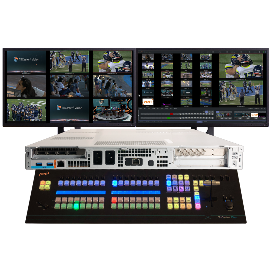 Vizrt TriCaster Vizion Rack 8 & Flex Bundle Promo