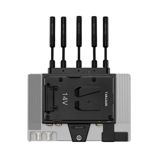 Teradek Bolt 6 Monitor Module 750 RX V Mount Front