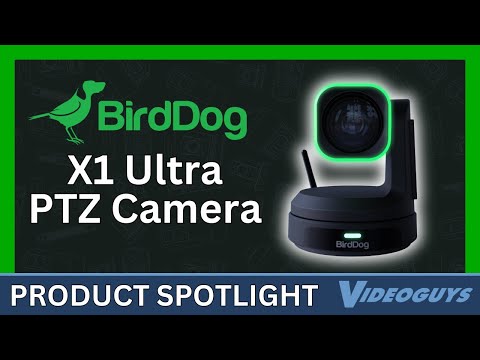 BirdDog X1 Ultra - 4K Wireless NDI PTZ Camera Video Spotlight