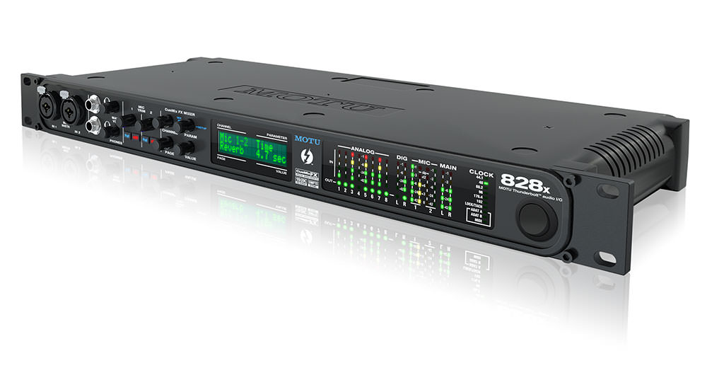 MOTU 828x Professional 28x30 Audio Interface (Thunderbolt)