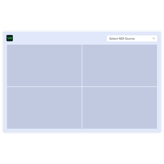 BirdDog VideoWall Bundle Includes 4x BirdDog PLAY and 1x VideoWall Software License