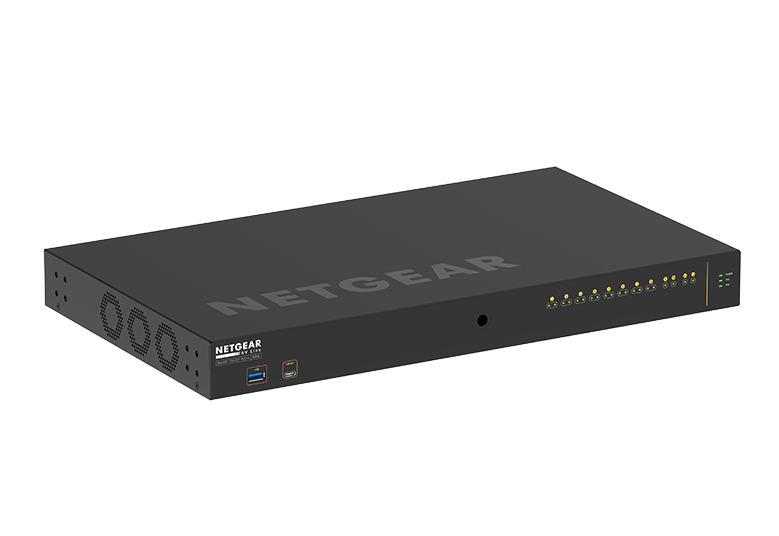 NETGEAR M4250-10G2XF-PoE++ AV Switch Diagonal