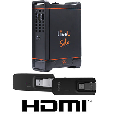 LiveU Solo HDMI With Solo Connect 2 Modem Bundle
