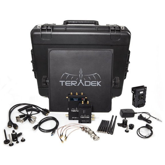 Teradek Bolt Pro 3000 Deluxe Kit SDI/HDMI Wireless Video Transceiver Set  (1RX + V Mount)