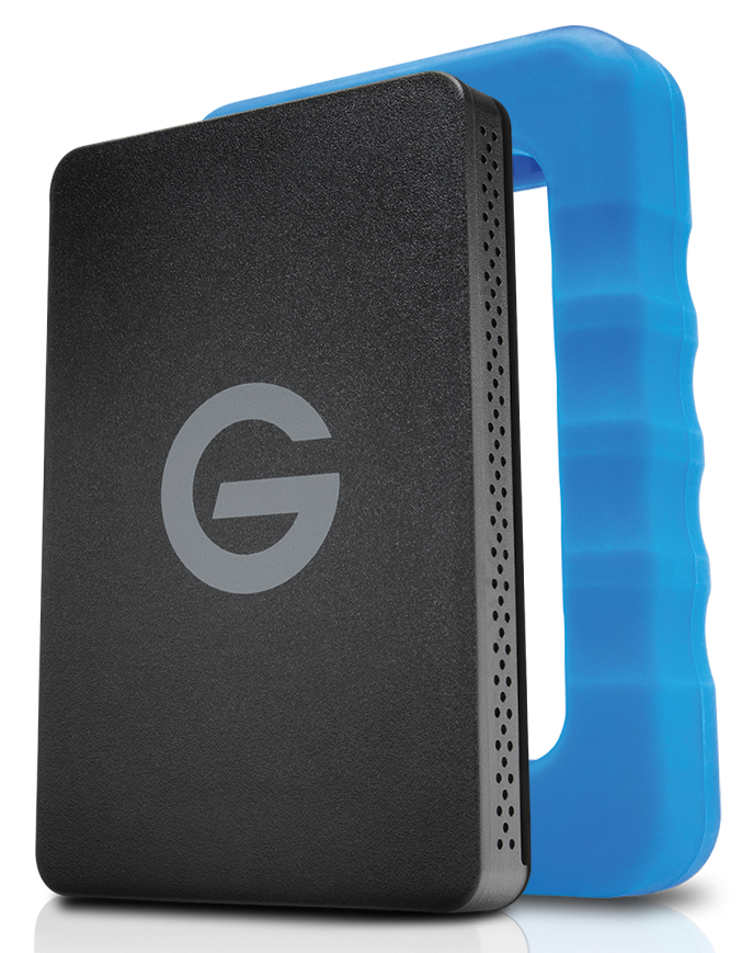 G-Technology G-DRIVE ev RaW SSD with Rugged Bumper 1TB