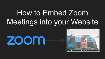 Embedding Zoom Meetings into your WordPress Website