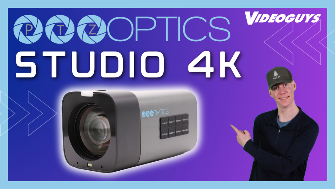 Introducing the PTZOptics Studio 4K: The Ultimate Live Streaming Camera