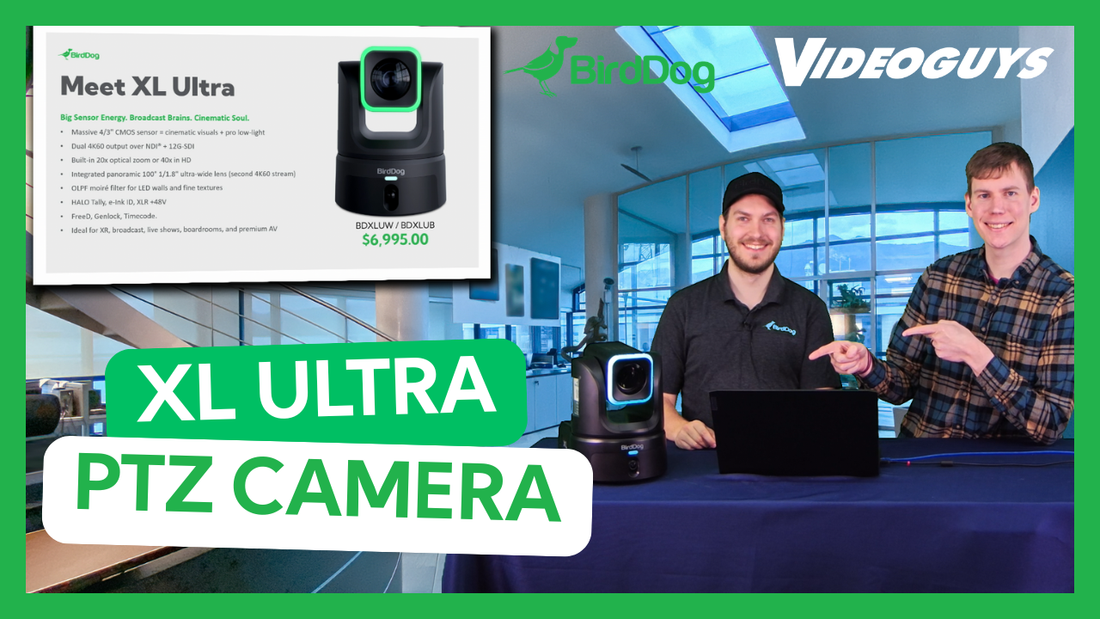 BirdDog XL Ultra 4K60 NDI PTZ Camera Deep Dive | Dual 4K Output, AI Tracking, Broadcast & XR Workflows