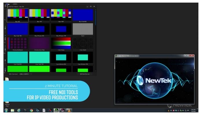 NewTek 2-Minute Tech Tip: Free NDI Tools for IP Video Productions