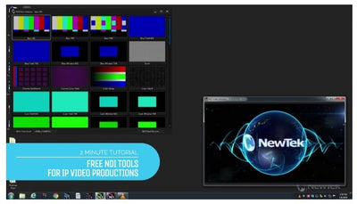 NewTek 2-Minute Tech Tip: Free NDI Tools for IP Video Productions