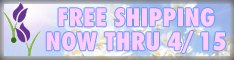 Spring Specials and FREE Shipping Now through April 15th