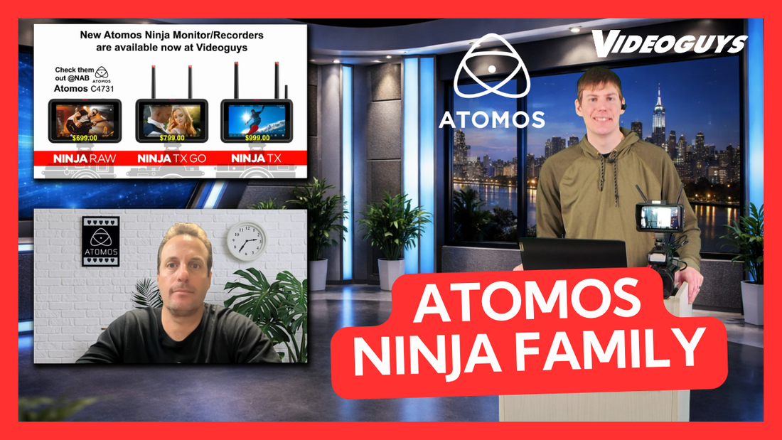 Atomos Ninja TX, Ninja TX GO & Ninja RAW Explained + Shogun AV19 First Look