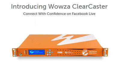 Wowza ClearCaster Delivers Broadcast Quality to Facebook Live