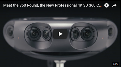New 360 Round 4K 3D 360 Camera from Samsung