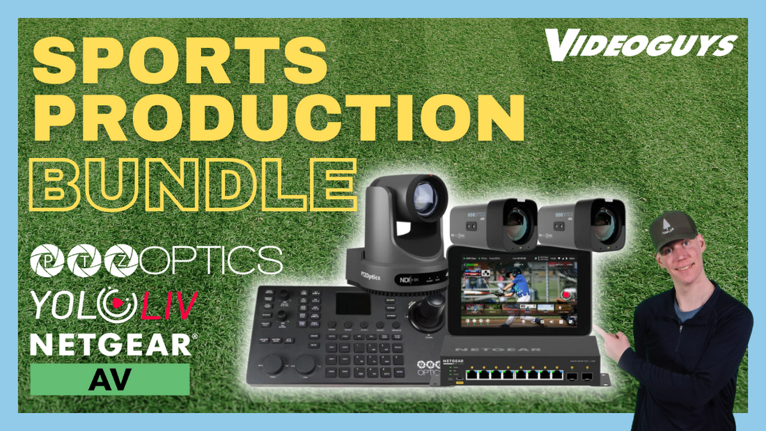 PTZOptics + YoloBox Ultra + NETGEAR Sports Bundle | Pro NDI Sports Production Setup!