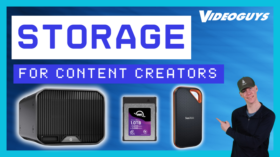 Best Storage for Content Creators in 2025 | SSDs, RAIDs & Media SD Cards for Video Editing