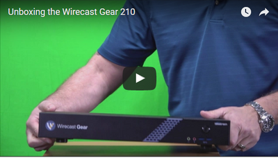 Unboxing the Wirecast Gear 210