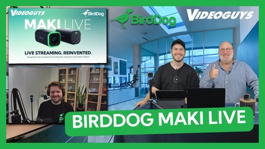 Introducing the BirdDog Maki Live - Top Compact Camera for Streaming & Production