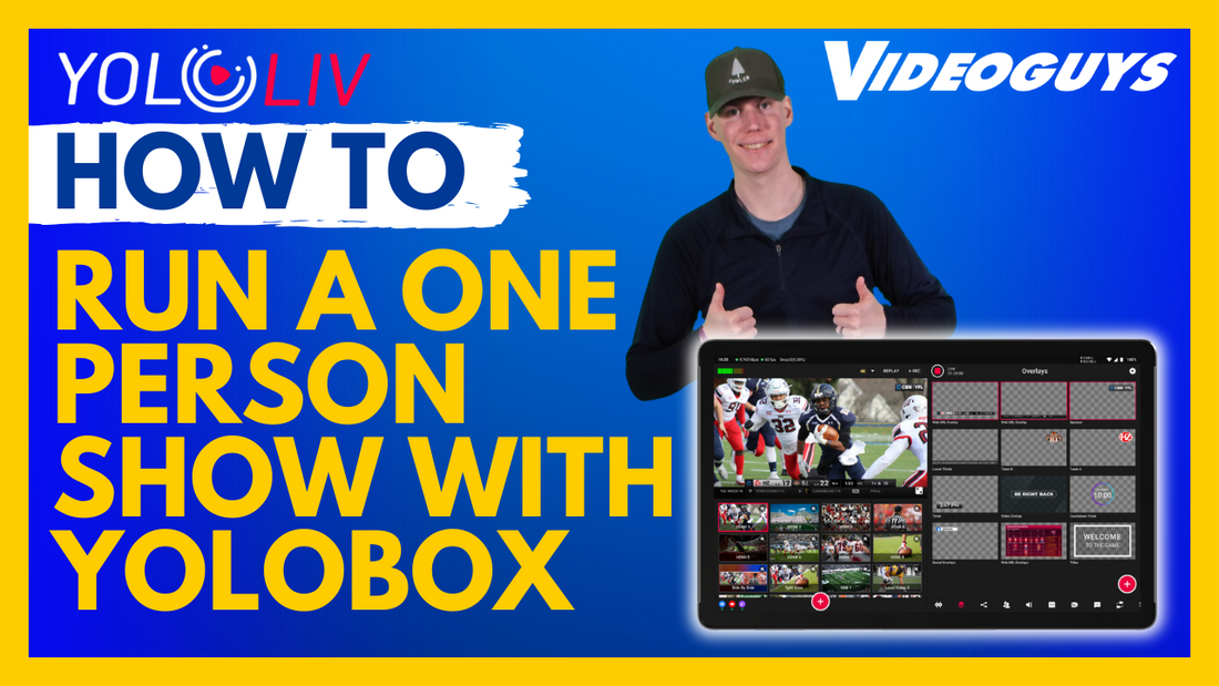 How to Run a One-Person Livestream with YoloLiv YoloBox Extreme | Solo Production Setup Tutorial