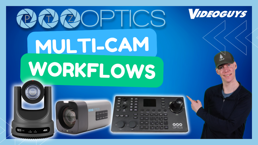 PTZOptics Cameras for Every Multi-Cam Workflow | Move 4K, Studio SE & More!