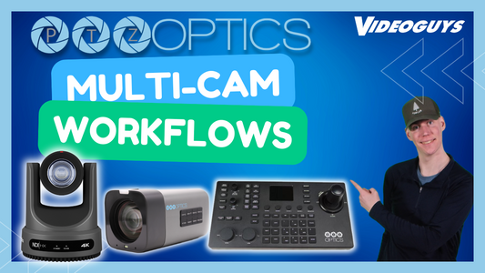 PTZOptics Cameras for Every Multi-Cam Workflow | Move 4K, Studio SE & More!