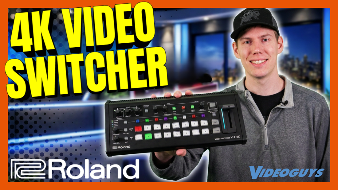 Roland V-1-4K: A Powerful All-in-One 4K Video Switcher for Live Production