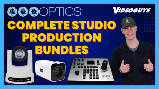 Build the Ultimate Single-Operator Studio with PTZOptics Production Bundles