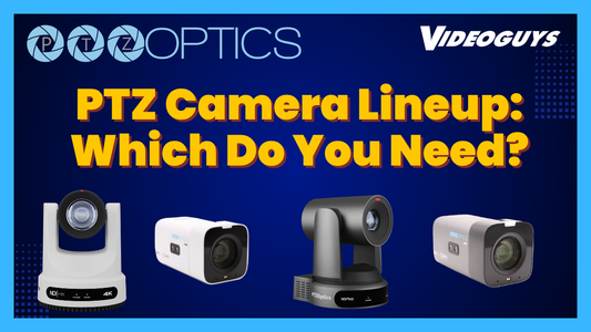 PTZOptics Camera Lineup: Move SE vs Move 4K vs Studio SE vs Studio 4K — Which Do You Need?